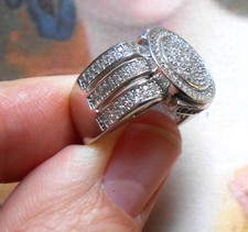 Belle bague Tank ancienne Art