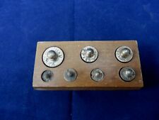 Boîte de POIDS pour BALANCE, 1g, 2g, 5g, 10g, 20g en Laiton  