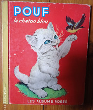 Pierre PROBST Pouf le chaton bleu les Albums Roses édition 1960