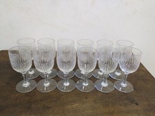 Verres Baccarat Service Nancy