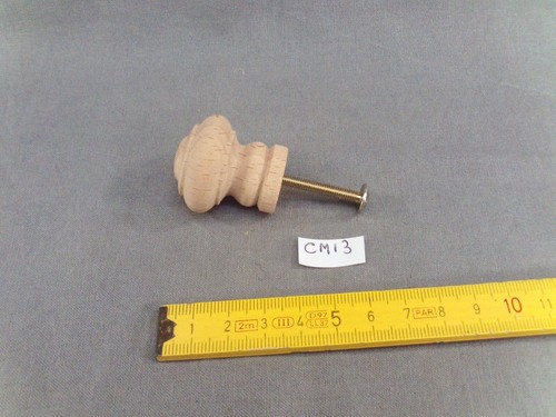 Bouton poignée bois - en, (1)