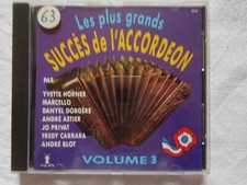 Artistes divers : Les plus grands succès de l'Accordéon - Volume 3 - CD -