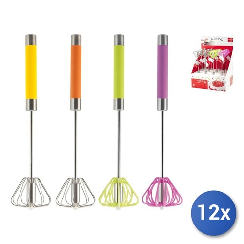 12x fouet emulseur inox - 12x,