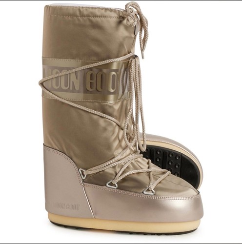 Moon boot icon platinum nylon - boot,