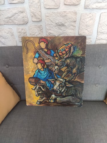 Tableau ancien huile sur - ancien,