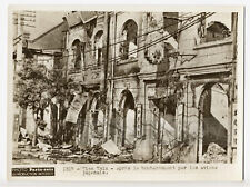 Tianjin bombed by the Japanese planes, Sino-Japanese War - Vintage Photo 1937