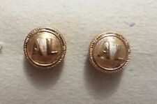 Bouton de casquette / kepi : AL Chemins de Fer Alsace Lorraine 12mm