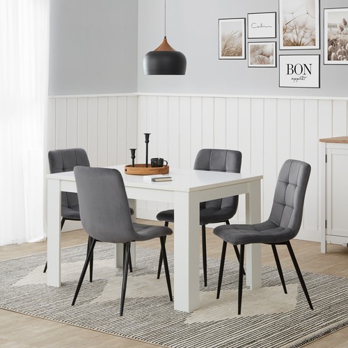 Table 120x80 bois blanc - 120x80, en