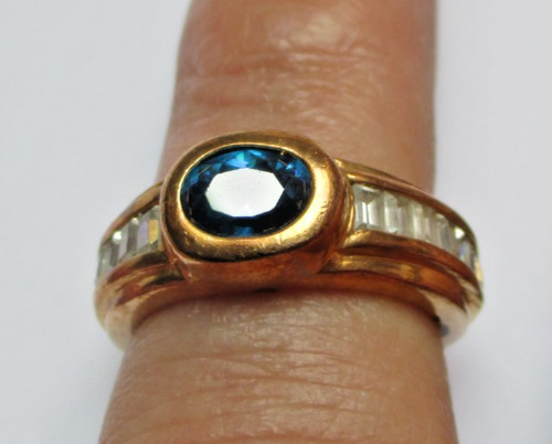 Ancienne bague plaqué - , or