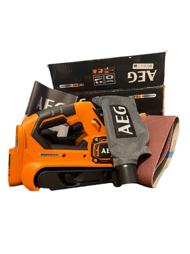 Ponceuse bande aeg 18v - bande,