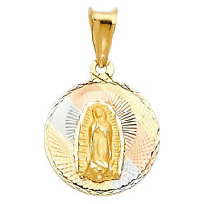 14k Real Solid Tricolor Virgen
