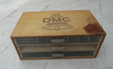 Meuble presentoir de métier DMC mercerie couture 3 tiroirs