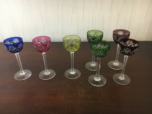 Verres liqueur en cristal - 5, à