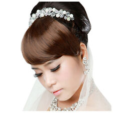 Accessoire Coiffure Cheveux Mariage Mariée chignon perles blanches transparentes