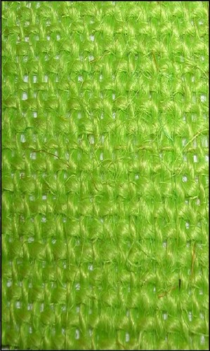 Toile jute mètre vert - de,