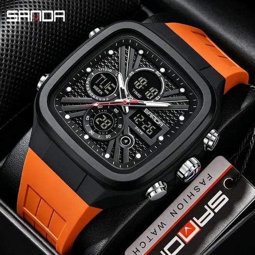 Montres sport carrées - de,