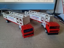 SOLIDO  CIRQUE AMAR  - lot de 2  CAMIONS  DAF et SAVIEM