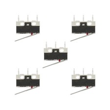  5 Pcs Limit Switch Momentary Push Button Microrupteur Fin De Course Contacteur