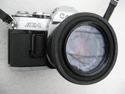 Canon ae1 chromé - canon, appareil