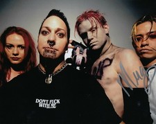 GFA Charbon Chambre Guitariste Miguel Meegs Rascon Signé 8x10 Photo M2 COA