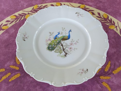 Plat rond porcelaine - plat,