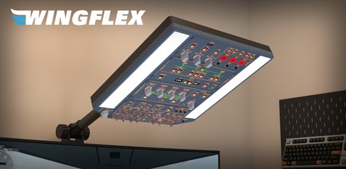 A320 overhead panel fsimgear - a320,