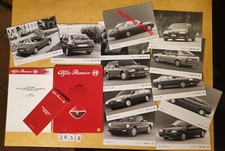 ALFA ROMEO Dossier Presse Paris 1990 Allemand 12 Photos SPIDER 164 75 33