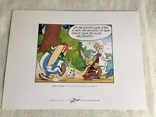 Sérigraphie Astérix et la Zizanie Uderzo Et Cetera Tache d'encre