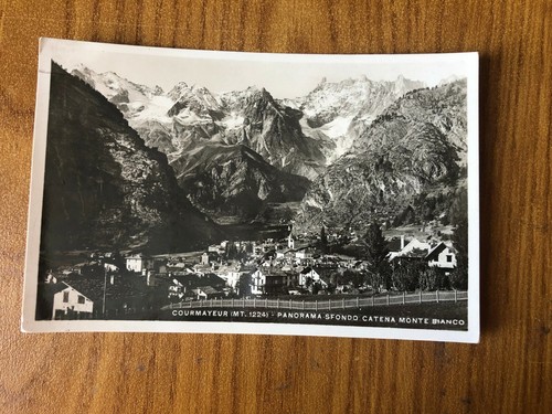 Carte postale courmayeur - carte,