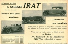 Publicité ancienne automobile