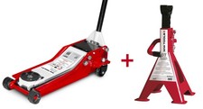 Pack cric 2,5T extra bas avec double pompe + paire de CAT25DL SET3