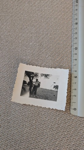 Photo ancienne noir blanc - et,