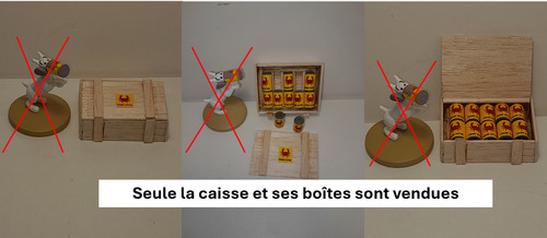 Figurine tintin caisse - tintin,
