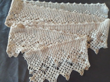 Bordure au crochet fait main