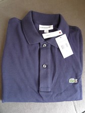 POLO LACOSTE BLEU MARINE SLIM