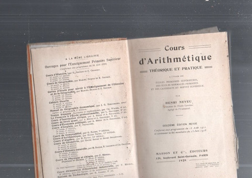 Livre manuel scolaire cours - livre,
