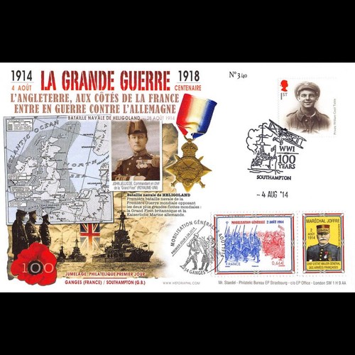 Fdc france royaume uni 100 - france,