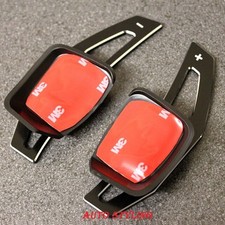 Alu Noir Palettes Extensions Pour VW DSG Golf 7 MK7 VII Gt Tdi Se TSI P2ab