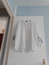 yessica chemisier a motif manches 3/4 taille 48