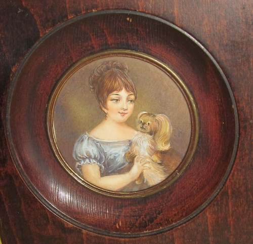 Peinture miniature peint main