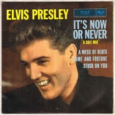 ELVIS PRESLEY "IT'S NOW OR NEVER" EP RCA 75 619 (10-60)