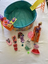 Swimîng Pool Piscine  Barbie Vintage Mattel Année 1974  Hors-sol #8219 & Access