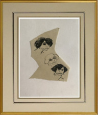 GEORGES GOURSAT dit SEM (1863-1934) DESSIN ORIGINAL LA COMTESSE SFORZA (369)