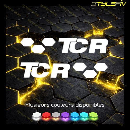 Stickers tcr vinyle - stickers,