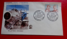 ENVELOPPE  FDC 1er JOUR : 1959 PILOTES D'ESSAI   C.GOUGEON -- C.ROZANOFF