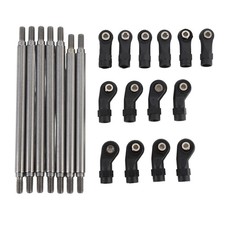 Full Car Tie Rod Kit 6mm Diameter Stainless Steel Easy Installation RC