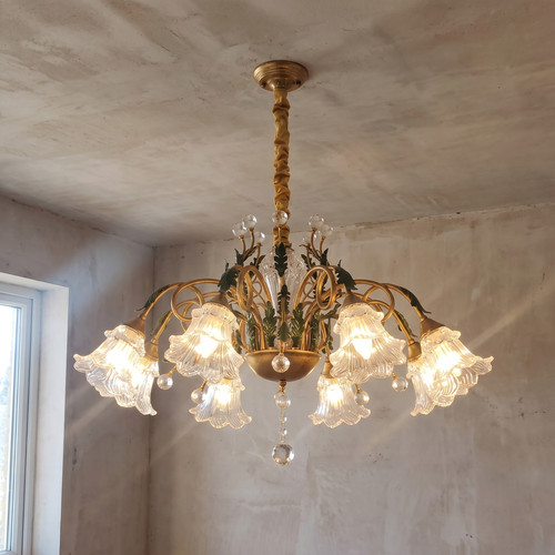 Murano style glass flowers - murano,