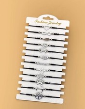 12x Bracelets Infini Femme Lot