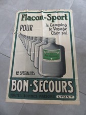 AFFICHE FLACON-SPORT EAU