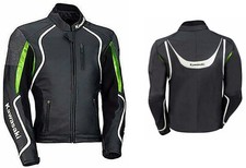 KAWASAKI Veste en Cuir de Motard Veste en Cuir de Moto Veste Motard en Cuir 48